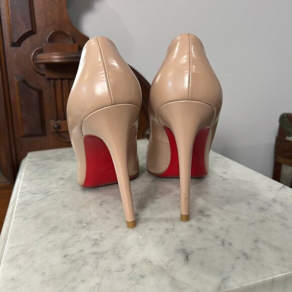 Christian Louboutin Pigalle 100 Nude Napa Pumps size 41 - Picture 3 of 7